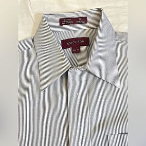 Nordstrom Navy Banker Stripe 14.5x32 SmartCare